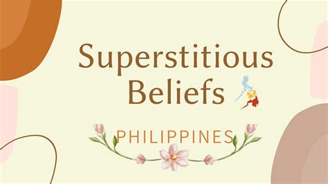 superstitious beliefs in philippines.